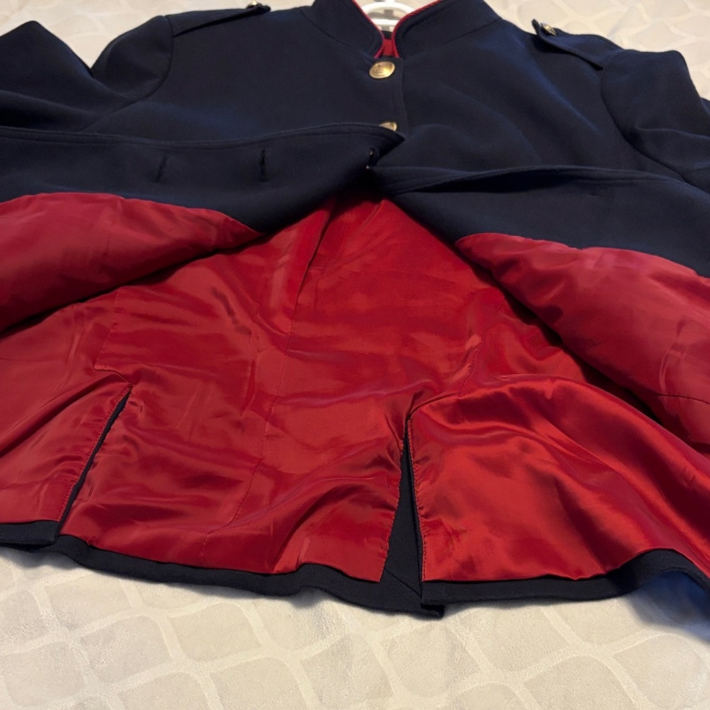 Talbots Dark Blue Women's Blazer with Gold Buttons, 14W - Picture 9 of 10